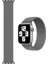 Apple Watch Uyumlu 3 44 mm Tek Parça Large Hasır Kordon Gri 2