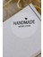 Hand Made With Love Yazılı Beyaz 40 mm Yuvarlak Yapışkanlı Sticker Etiket 120 Adet 2
