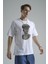 Michelangelo Heykel Baskılı Oversize Tshirt 3