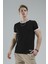 Marselon Kolu Şeritli Yakası Biyeli Slim Fit Likralı Erkek Tshirt 1