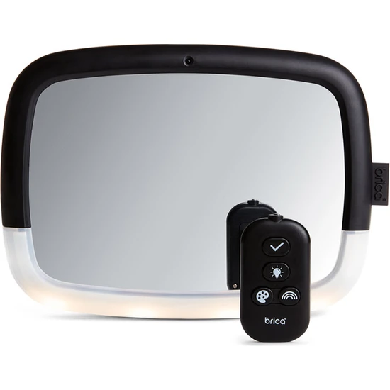 Munchkin Night Light LED Özellikli Dijital Araba Bebek Görüş Aynası, 11,25'x 8''