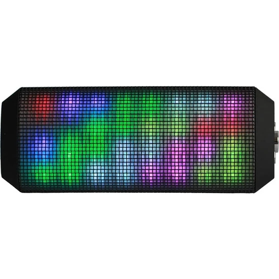 Szykd YM-339 2 x 5W LED Işıkları ile Bluetooth Hoparlör Destek Tf Kartı (Yurt Dışından)