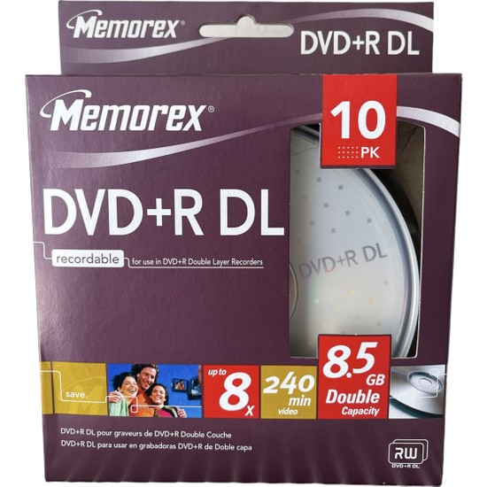 Memorex Dvd+R Dl 8x 8,5gb Double Layer Fiyatı Taksit Seçenekleri