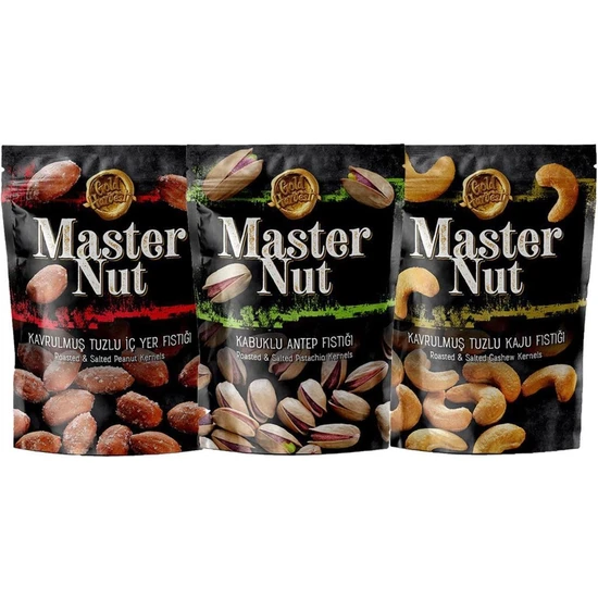 Master Nut Karışık Kuruyemiş Paketi 3 Adet