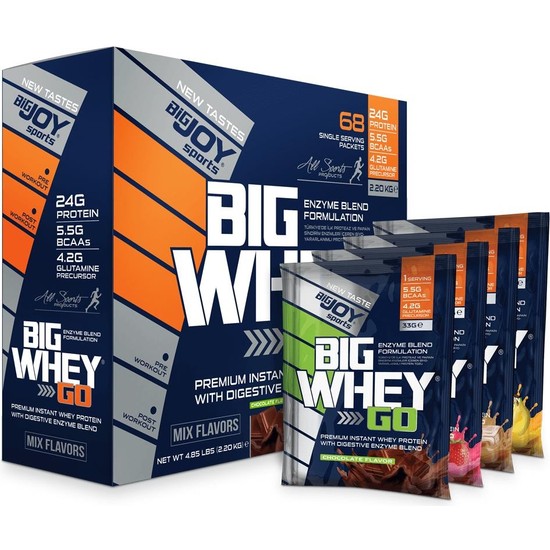 Bigjoy Sports Bigjoy Big Whey Go Protein 2070 gr 68 Saşe