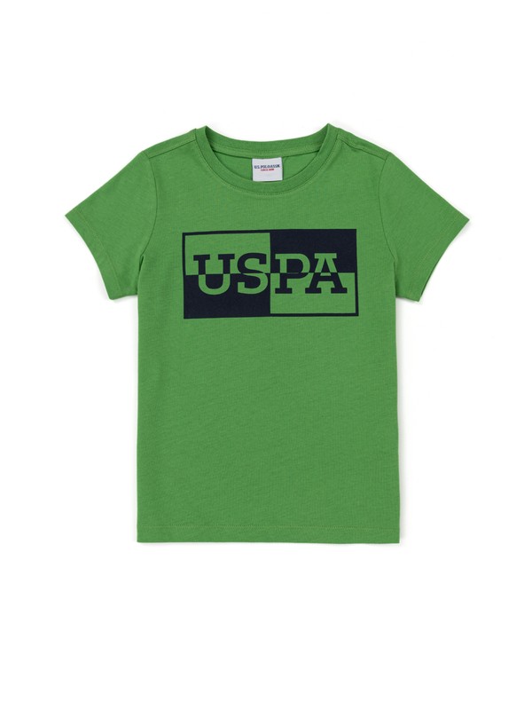 U.S. Polo Assn. Erkek Çocuk Elma Yeşili T Shirt Basic 50247351-VR020