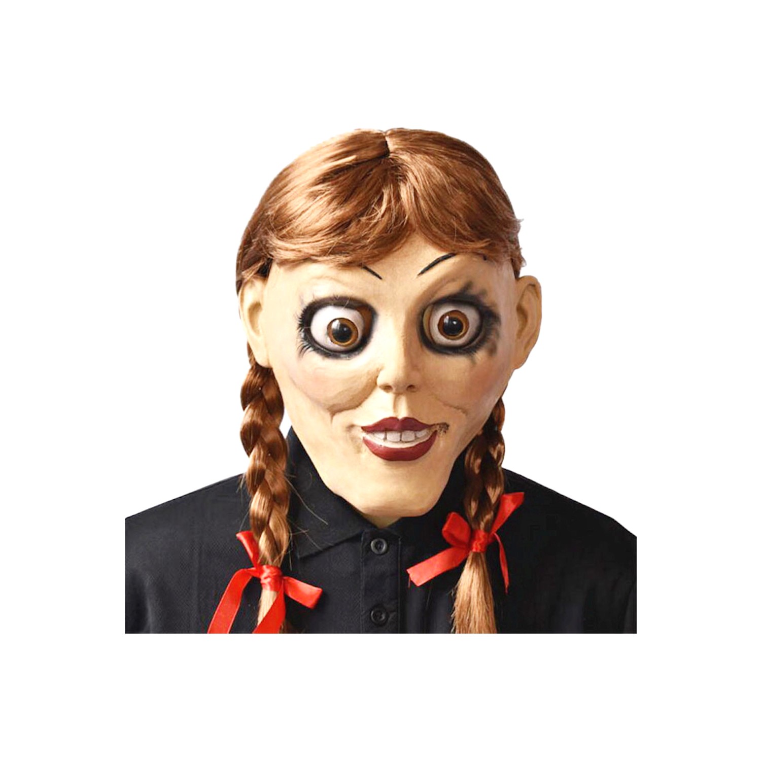 Allfun Lateks Başlık Annabelle Maske Hayalet Bebek Ev Çünkü Fiyatı