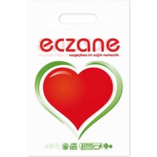 Naksan Elgeçme Eczane Poşeti (No:2) 26X38 cm (Tasarım 1) - 100 Adet