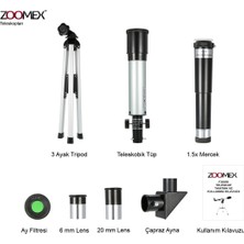 Zoomex F36050TX Teleskop 90 Kat Yakınlaştırma + Taşıma Çanta Hediyeli