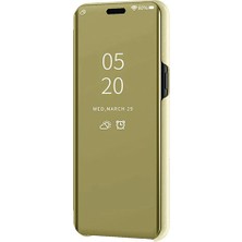 Smart Tech Huawei Enjoy 7s Aynalı Kapaklı Lüx Kılıf