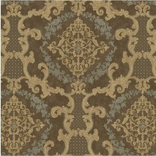 Adawall Adawall 6802 | Damask Desenli Duvar Kağıdı (6802-5 : Kahverengi)
