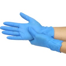 Medic Glove Mavi Pudrasız Nitril (Large) Eldiven 100'lü