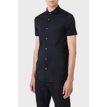 Emporio Armani Regular Fit Kısa Kol Pamuklu Gömlek Erkek Gömlek 8N1CG0 1juvz 0920