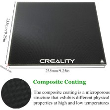 Creality 3D Creality Ender 3 & Ender 3 Pro & Ender 3 V2 Orjinal Cam Tabla