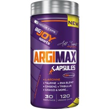 Bigjoy Sports Argimax 120 Bitkisel Kapsül