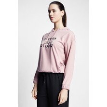 Lescon Gülkurusu Kadın Kapüşonlu Sweatshirt 22B-2015