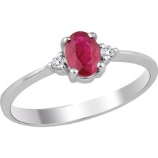 İryum 0.51 Karat Yakut Tektaş Yüzük WPY1692-6