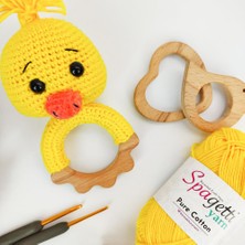 Spagetti Yarn Pure Cotton Bej El Örgü Ipliği