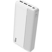 Bix PB302 Dört Portlu PD + 3x USB 22.5W QC Şarj Destekli 30000 mAh Powerbank