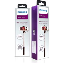 Philips DLK3611/97 Kablolu Selfie Çubuğu Siyah