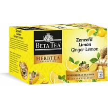 Zencefil Limon Çayı 20x2 Gr - Beta Herbtea Collection