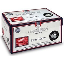 Champion Earl Grey Demlik Poşet 100 x 3,2 GR (Bergamot - Tomurcuk Çayı)