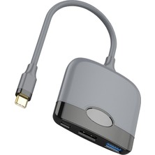 Bestnify USB 3.0 Tipi C USB-C HDMI Adaptörü Dönüştürücü 1080 P Çıkışı HDTV Anahtarı Mavi (Yurt Dışından)