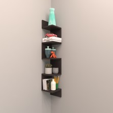 Rafkestir North Corner Duvar Rafı  Wenge ( Mat )