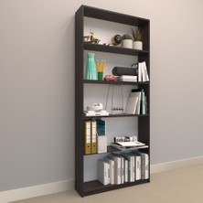 Rafkestir Alina Suntalam Kitaplık ( 80 x 180 cm ) Wenge ( Mat )