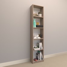 Rafkestir Asya Suntalam Kitaplık  ( 40 x 180 cm ) Cordoba ( Mat )