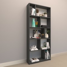 Rafkestir Odi Suntalam Kitaplık ( 80 x 180 cm ) Antrasit ( Mat )