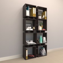Rafkestir Ozy Suntalam Kitaplık ( 86 x 178 cm ) Wenge ( Mat )