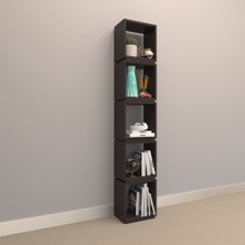 Rafkestir Paris Suntalam Kitaplık ( 32 x 167 cm ) Wenge ( Mat )