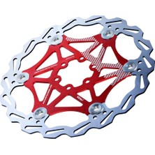 Yolanda Yüzer Bisiklet Disk Freni, Yüzer Disk Fren Rotoru, 6 Cıvata, Alüminyum Alaşım 203MM Kırmızı (Yurt Dışından)