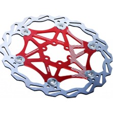 Yolanda Bisiklet Disk Fren Rotor Bisiklet Parçaları Aksesuarları (160MM) - Yüzer Tip - Seçim Kırmızı (Yurt Dışından)