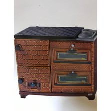 Bekaş Salon Çift Fırınlı Ateş Tuğlalı Kuzine (Bekaş)