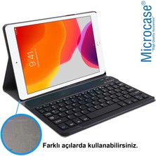 Microcase iPad 7.nesil 10.2 Inch 2019 Bluetooth Klavyeli Standlı Kılıf - Bkk4