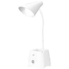 S-Link SL-M9052 Beyaz 14 Ledli 3V 500MAH Kalemlikli Masa Lambası