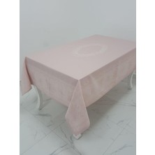 Finezza Demet Lüx Jakar Polycotton Kumaş Pudra Masa Örtüsü  Dikdörtgen 160x260 cm - 1061