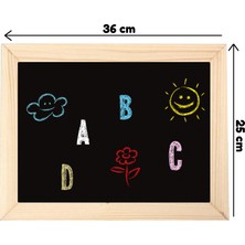 Diytoy Ahşap Tablet Tahta 62 Parça Magnetli