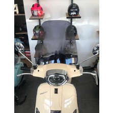 Abv Üniversal Füme Siperlik (50x50 Cm) + Bağlantı Ekipmanı Motosiklet Siperliği Camı Ön Camı