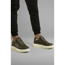 Riccon Haki Beyaz Erkek Sneaker 0012152