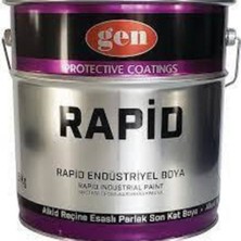 Genç Gen Selülözik Yağlı Boya Metal Boyası Bayrak Kırmızı 850 gr