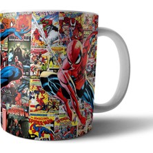 Pixxa Spider-Man Comics Çizgi Roman Kupa Bardak