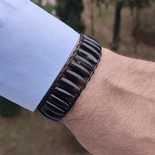 Clays Jewellery Akik Taşı Arpa Kesim Bileklik