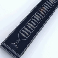 Clays Jewellery Akik Taşı Arpa Kesim Bileklik