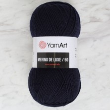 Yarnart Merino De Lüx 50 Lacivert El Örgü Ipi - 583