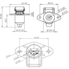 Allestock Römork Soketi Terminalli - 3 Pin