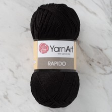 Yarnart Rapido Siyah El Örgü Ipi - 670