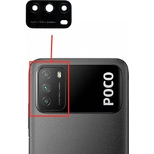 Telefon Kulübesi Xiaomi Poco M3 Kamera Camı Lensi
